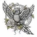 fourth wing tattoo tattoo design idea