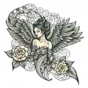 fourth wing tattoo tattoo design idea
