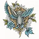 fourth wing tattoo tattoo design idea