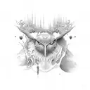 loyalty over love tattoo design idea