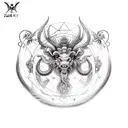 zodiac sign merge aries geminy tourus peices tattoo design idea