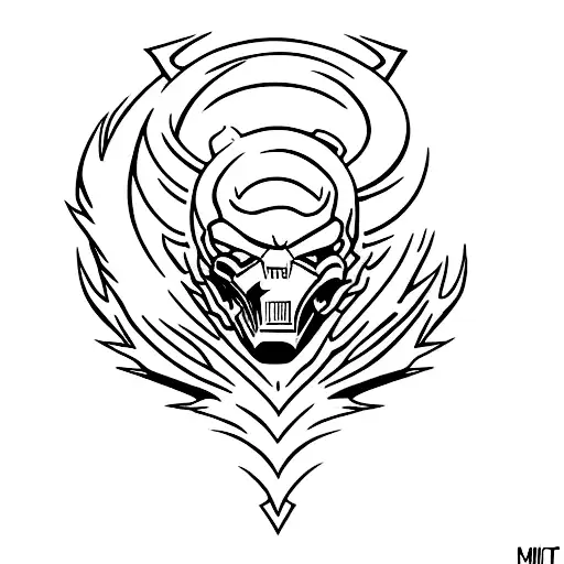 Mortal Kombat tattoo design idea