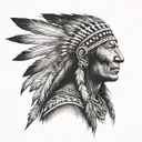 native American tattoo design idea