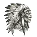 native American tattoo design idea