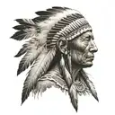 native American tattoo design idea