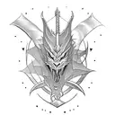 Gutt's dragon slayer sword. tattoo design idea