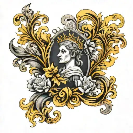 Italian renaissance tattoo design idea