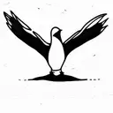 seagull tattoo design idea