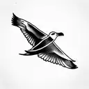seagull tattoo design idea