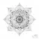 mandala tattoo design idea