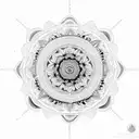 mandala tattoo design idea