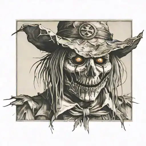 scarecrow tattoo design idea