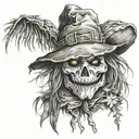 scarecrow tattoo design idea
