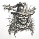 scarecrow tattoo design idea