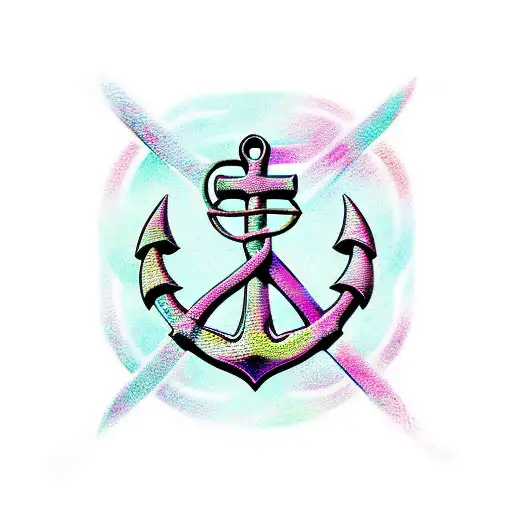 Celtic knot anchor tattoo design idea