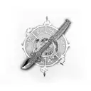 zoro's sword  tattoo design idea