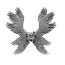 biblically accurate angel tattoo design idea