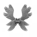 biblically accurate angel tattoo design idea
