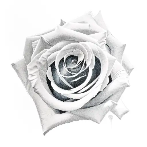 Rose tattoo design idea