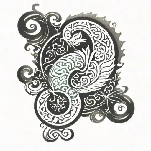 Persian symbol tattoo design idea