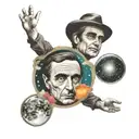 Carl Sagan phrase tattoo design idea