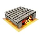 pallet bonfire tattoo design idea