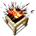 pallet bonfire tattoo design idea