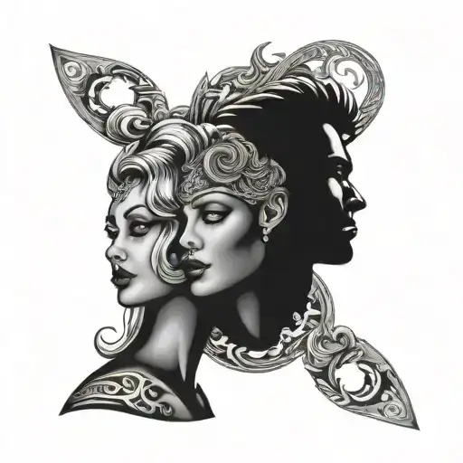 cuckold swinger bisexual   tattoo design idea