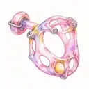 cuckold chastity cage swinger bisexual kinky  tattoo design idea