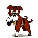 Boxer dog tattoo design idea