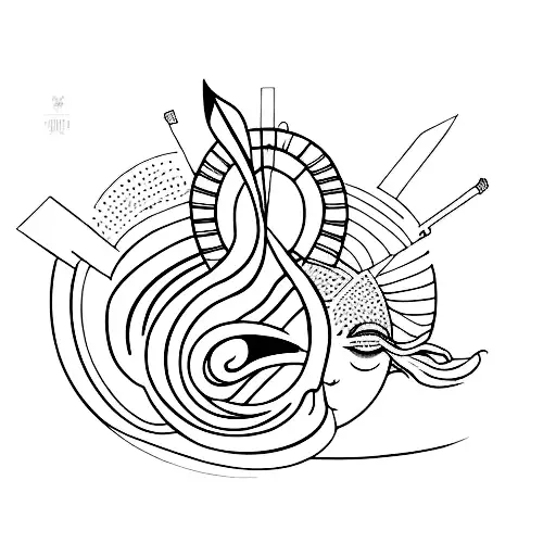 Fides et amor tattoo design idea