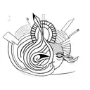 Fides et amor tattoo design idea