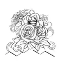 Fides et amor tattoo design idea