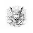 Fides et amor tattoo design idea