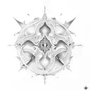 Fides et amor tattoo design idea