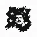 Pablo Escobar tattoo design idea