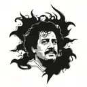 Pablo Escobar tattoo design idea