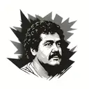 Pablo Escobar tattoo design idea