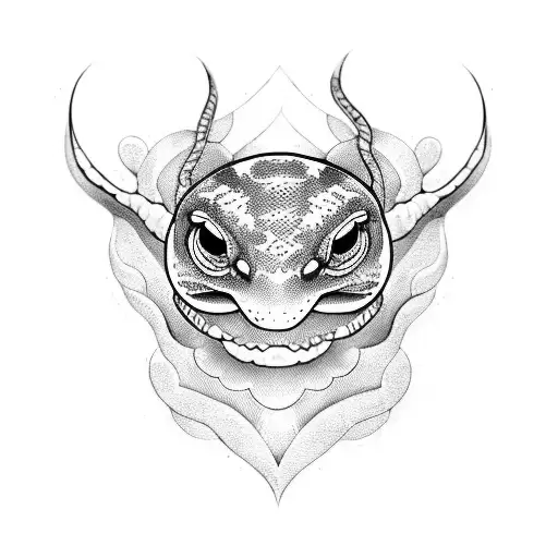 ball python tattoo design idea