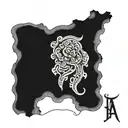 leather tooling sleeve tattoo design idea