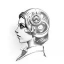 Elizabeth from Bioshock Infinite tattoo design idea