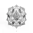 DnD 20 dice tattoo design idea