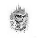 burn the boats tattoo design idea