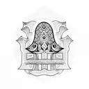 Hamsa Symbol tattoo design idea
