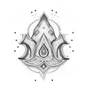 Hamsa Symbol tattoo design idea