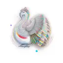 pavo real tattoo design idea