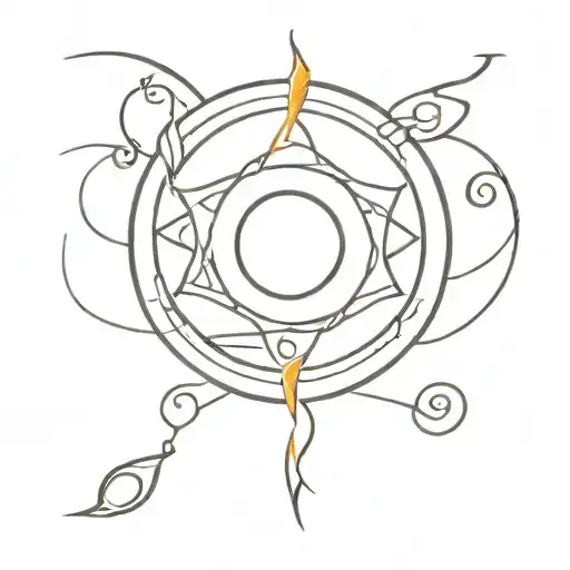 Avatar the last airbender four elements incorporated tattoo design idea