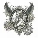 divine comedy tattoo design idea