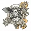 divine comedy tattoo design idea