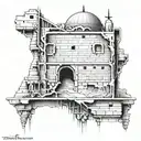 Western Wall in Jerusalem tattoo design idea